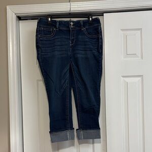 Wallflower Dark Blue Jean Capris